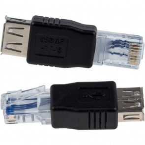 PC USB FEMALE A to ETHERNET RJ45 CONNECTOR ADAPTER